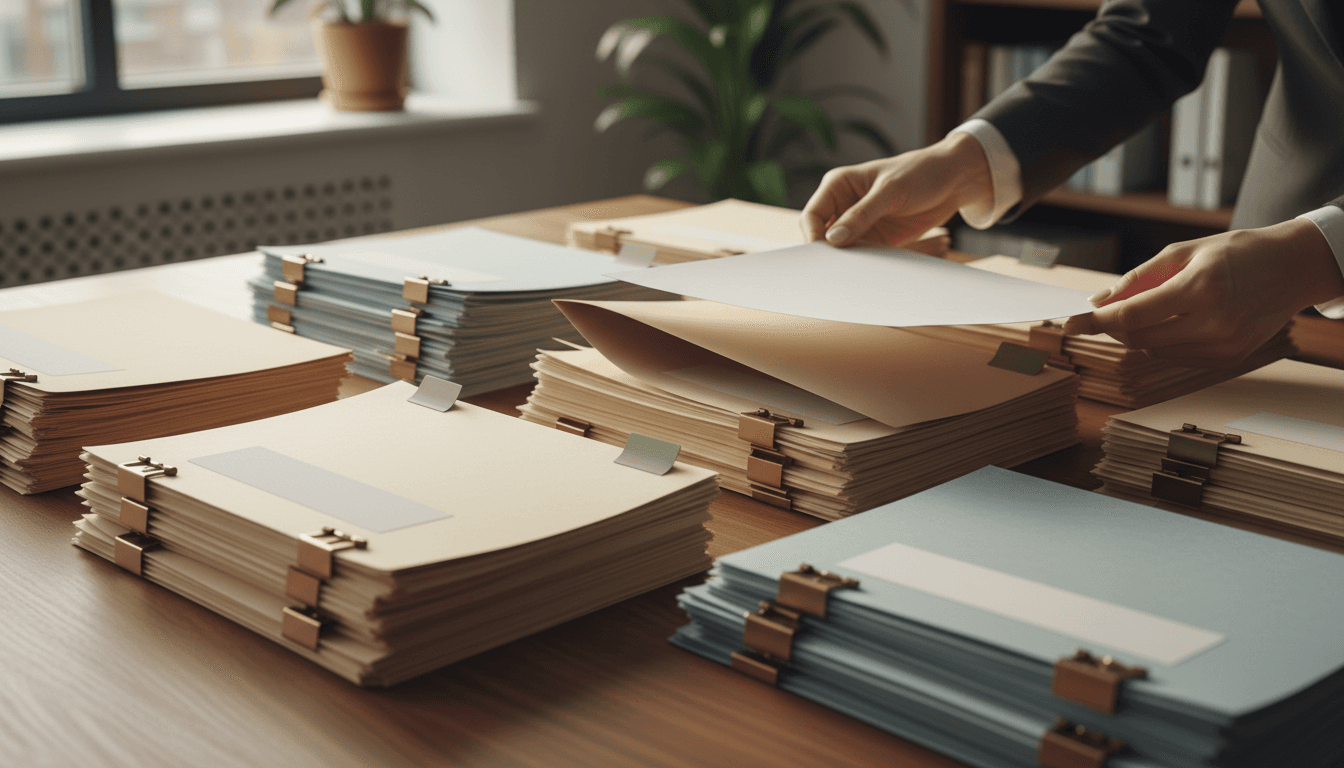 Organized claim documentation and filing system